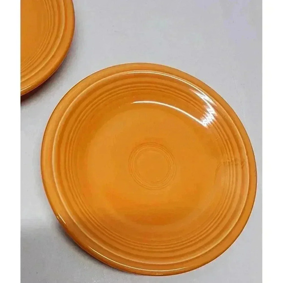 Lot- Fiesta Tangerine 2 Salad Plates - Picture 3 of 8
